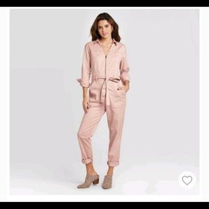 Universal Thread Pink Utility Jumpsuit Size 6